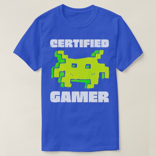 認定ゲーマー Tシャツ (デザイン正面)
