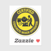 認定コンクリートミキサー事業者 シール (シート)