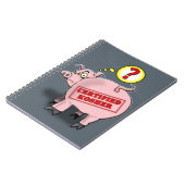 認定コーシェー豚の漫画 ノートブック (左側)