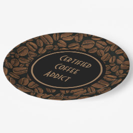 認定コーヒー中毒者 ペーパープレート