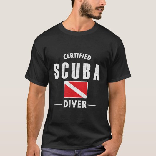認定スクーバダイバーへのプレゼント Chr用 Tシャツ (正面)