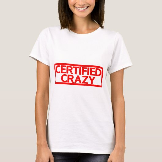 認定スタッ熱狂するプ Tシャツ (正面)
