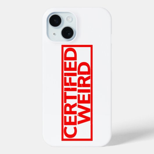 認定スタッ風変わりプ Case-Mate iPhoneケース (裏面)