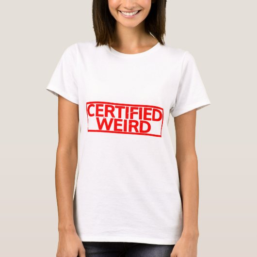 認定スタッ風変わりプ Tシャツ (正面)