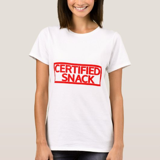 認定スナックスタンプ Tシャツ (正面)