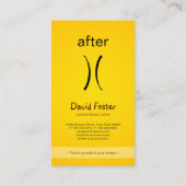 認定スリムフィットネス減量フィットネストレーナー 名刺 (裏面)