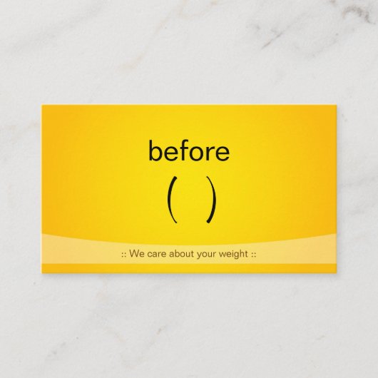 認定スリムフィットネス減量フィットネストレーナー 名刺 (正面)