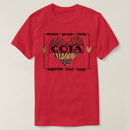 認定セラピスト助手COTA 11 Tシャツ (デザイン正面)