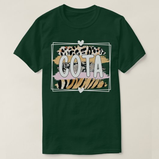 認定セラピスト助手COTA 4 Tシャツ (デザイン正面)