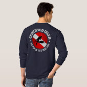 認定ダイバー(深い終了)アパレル Tシャツ (裏面フル)