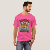 認定チキンおもしろいナゲットBootlegハードコアFl Tシャツ (正面フル)