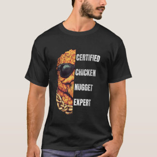 認定チキンナゲットエキスパート 面白いチキンナゲット Tシャツ