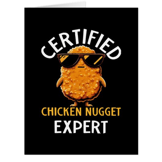 認定チキンナゲット専門家 (正面)