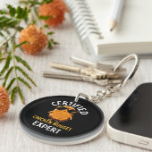 認定チキンナゲット専門家 キーホルダー (正面右)