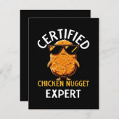 認定チキンナゲット専門家 シーズンカード (正面/裏面)
