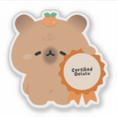 認定デュルルカピバラ シール (正面)