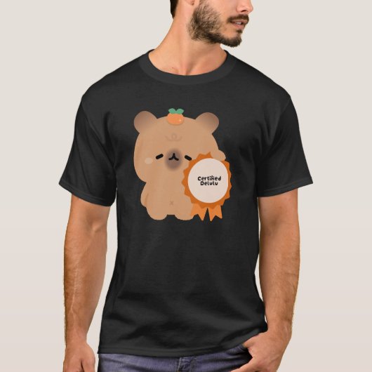 認定デルル カピバラ Tシャツ (正面)