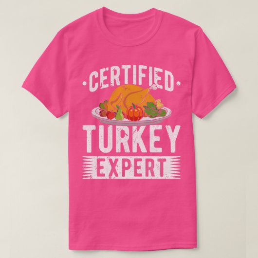 認定トルコ専門家の感謝祭おもしろい Tシャツ (デザイン正面)