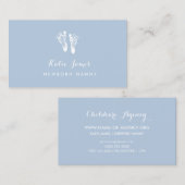 認定ナニーシンプルベビー生まれたばかりの機器 名刺 (正面/裏面)