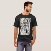 認定ナース固定タロットカードスケルトンCna Hal Tシャツ (正面フル)