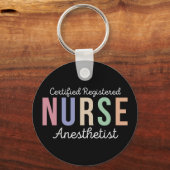 認定ナース麻酔科医CRNA キーホルダー (正面)
