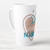 認定ナース カフェラテマグ (左アングル)