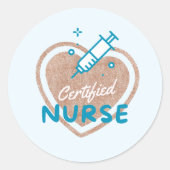 認定ナース ラウンドシール (正面)