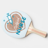 認定ナース 卓球ラケット (横)