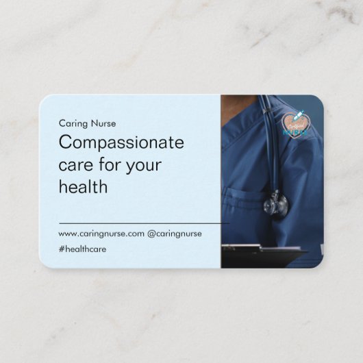 認定ナース 名刺 (正面)