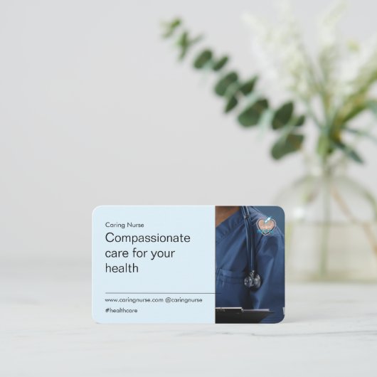 認定ナース 名刺 (スタンド正面)