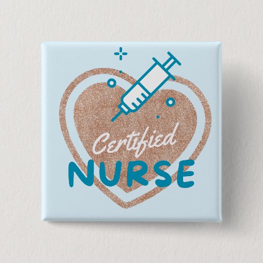 認定ナース 缶バッジ (正面)