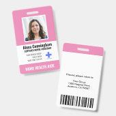 認定ナースAideフォトIDバッジ バッジ (表裏)