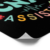 認定ナースIstant Annovation Cna Apparel Un ポスター (角)