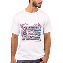 認定バー・ミニマム・エンサイスト ジョークTシャツ