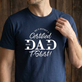 認定パパ　ファーストファーザーズデー　楽しい第一歩 トライブレンドＴシャツ