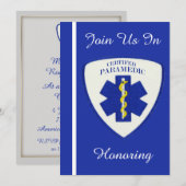 認定パラメディック引退招待状 招待状 (正面/裏面)