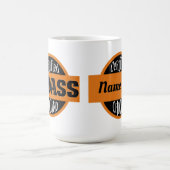 認定パーソナライズされたチカーノ コーヒーマグカップ (中央)