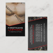 認定パーソナルトレーナーテンプレート名刺 名刺 (正面/裏面)