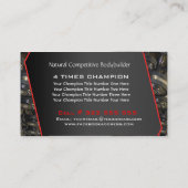 認定パーソナルトレーナーテンプレート名刺 名刺 (裏面)