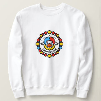 認定ピエロおもしろいピエロダックミームSweatshirt スウェットシャツ