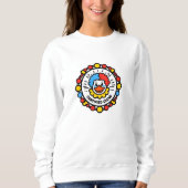 認定ピエロおもしろいピエロダックミームSweatshirt スウェットシャツ (正面)