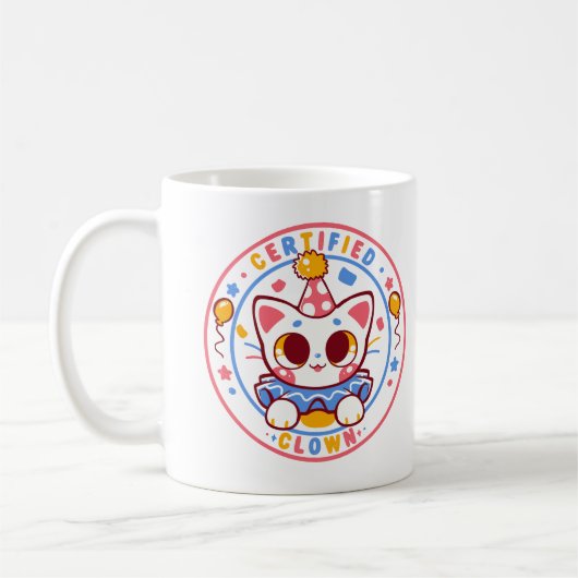 認定ピエロ コーヒーマグカップ (左)