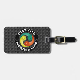 認定ピックボール愛好家1オプション荷物タグ ラゲッジタグ