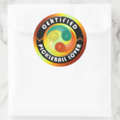 認定ピックボール愛好家1オプション ラウンドシール (バッグ)