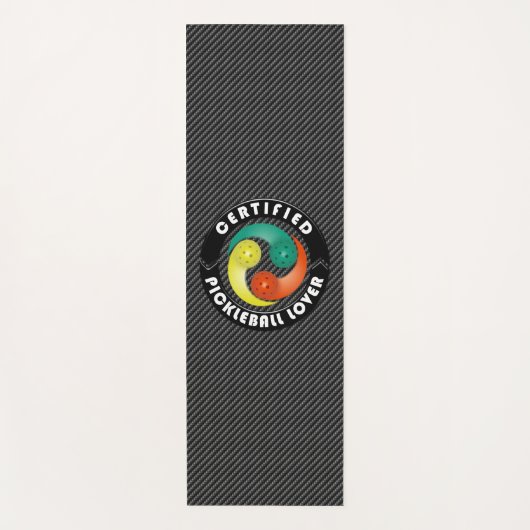認定ピックボール愛好家1 ヨガマット (正面)