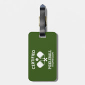 認定ピックボール技術者 ラゲッジタグ (裏面縦)