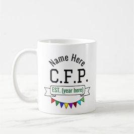 認定ファイナンシャルプランナー CFP 名前入り コーヒーマグカップ