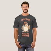 認定フィッシング監視員 Tシャツ (正面フル)