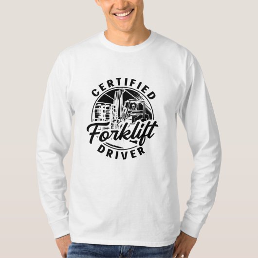 認定フォークリフト運転士 Tシャツ (正面)