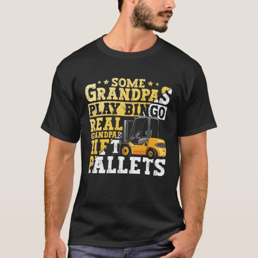 認定フォークリフト運転士Gr用フォークリフト Tシャツ (正面)